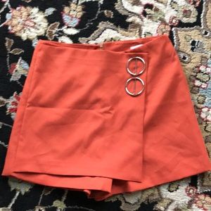 Orange mod skort